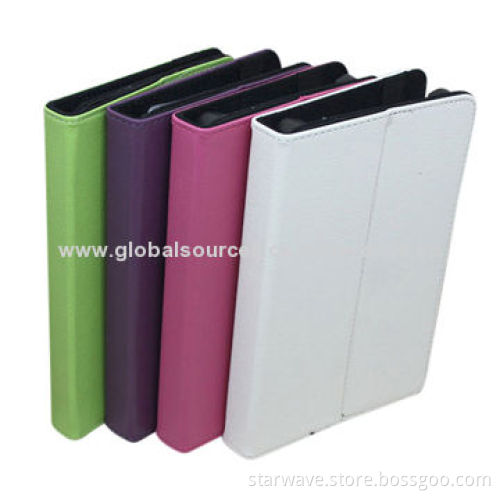 High-quality PU Leather Tablet PC Case, Waterproof and Dust-proof Design, Good Texture